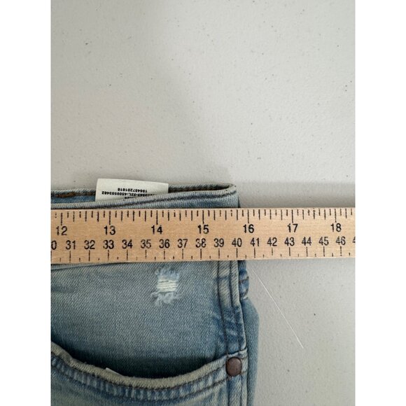 wrangler Retro Trumpet flare jeans light denim distressed western 90s sz 29x34 - Picture 4 of 12